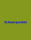 Schwerpunkte